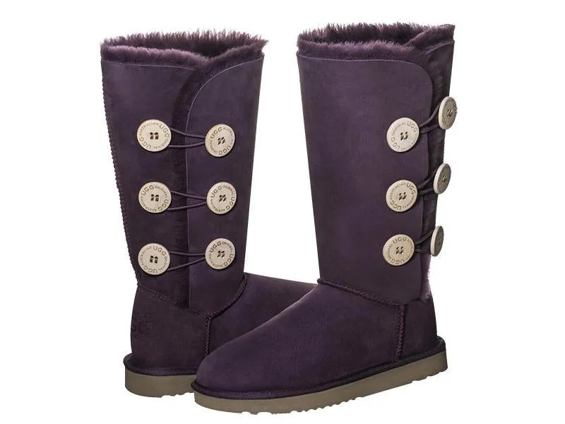 Australian UGG Original Tall 3 Button WATER PROOF UGG Boots  - 8 Colours