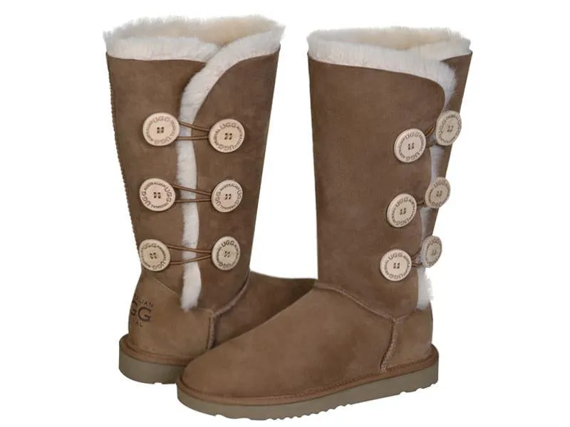 Australian UGG Original Tall 3 Button WATER PROOF UGG Boots  - 8 Colours