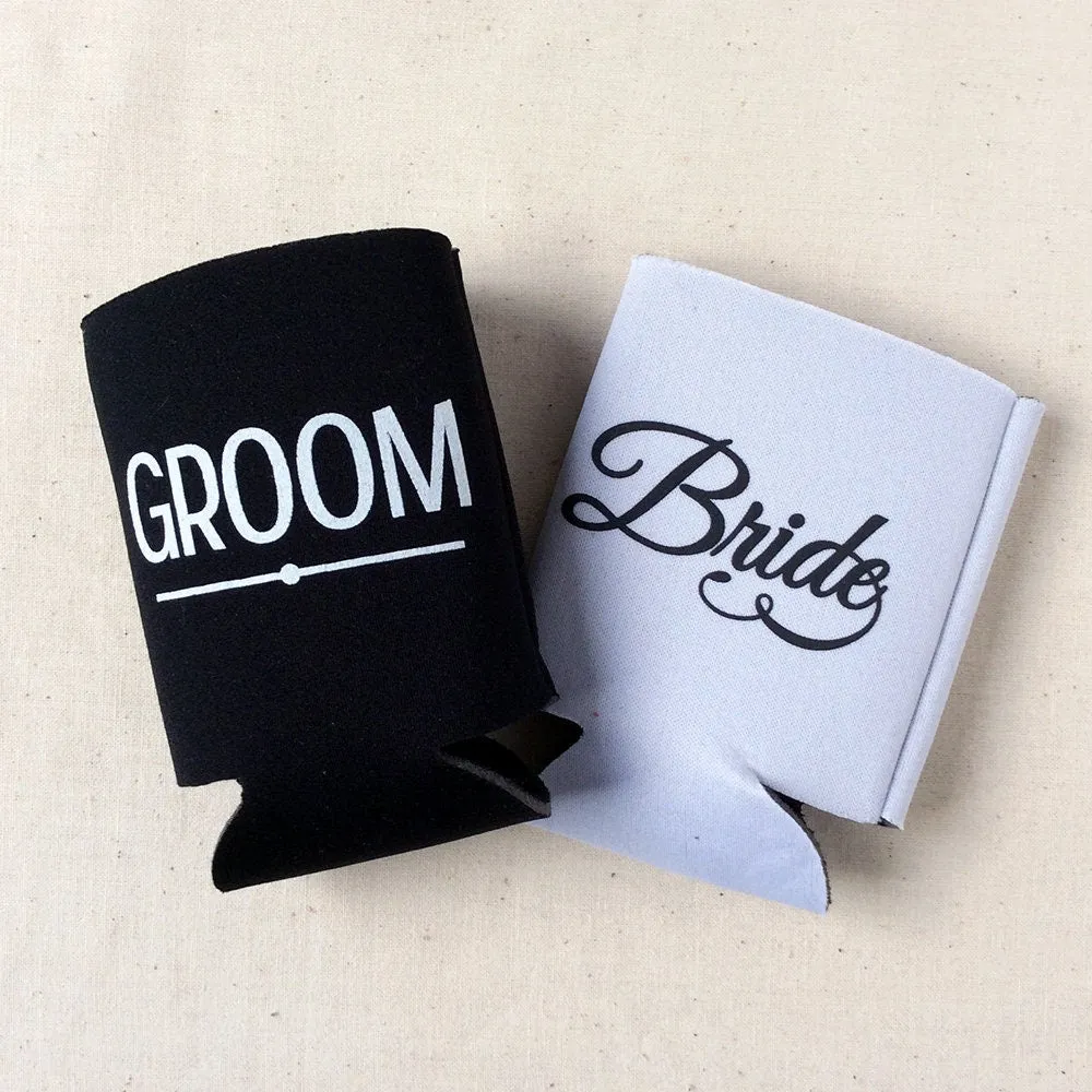 Bottom-Printed Wedding Can Cooler #193B
