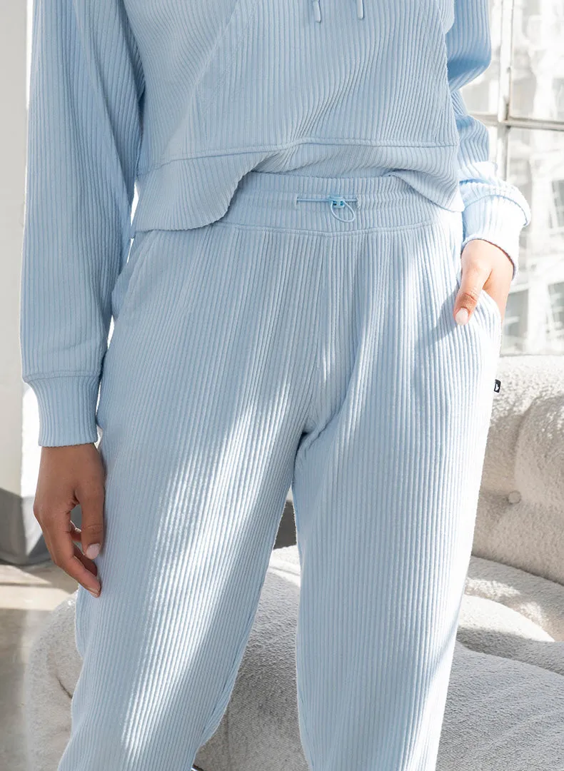 Brushed Rib Bungee Jogger