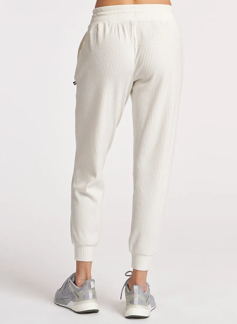 Brushed Rib Bungee Jogger
