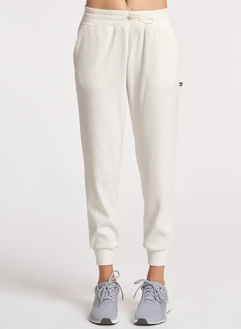 Brushed Rib Bungee Jogger