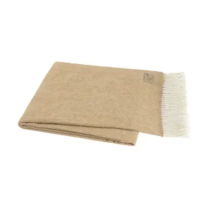 Caramel Italian Herringbone Throw