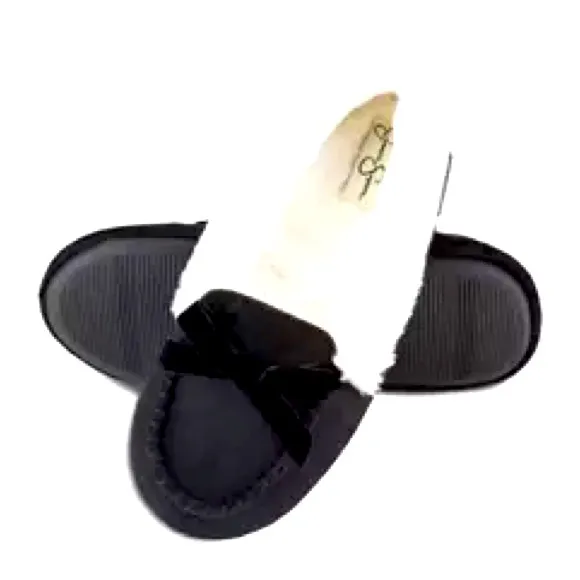 NWT Jessica Simpson Microsuede Moccasin Slippers
